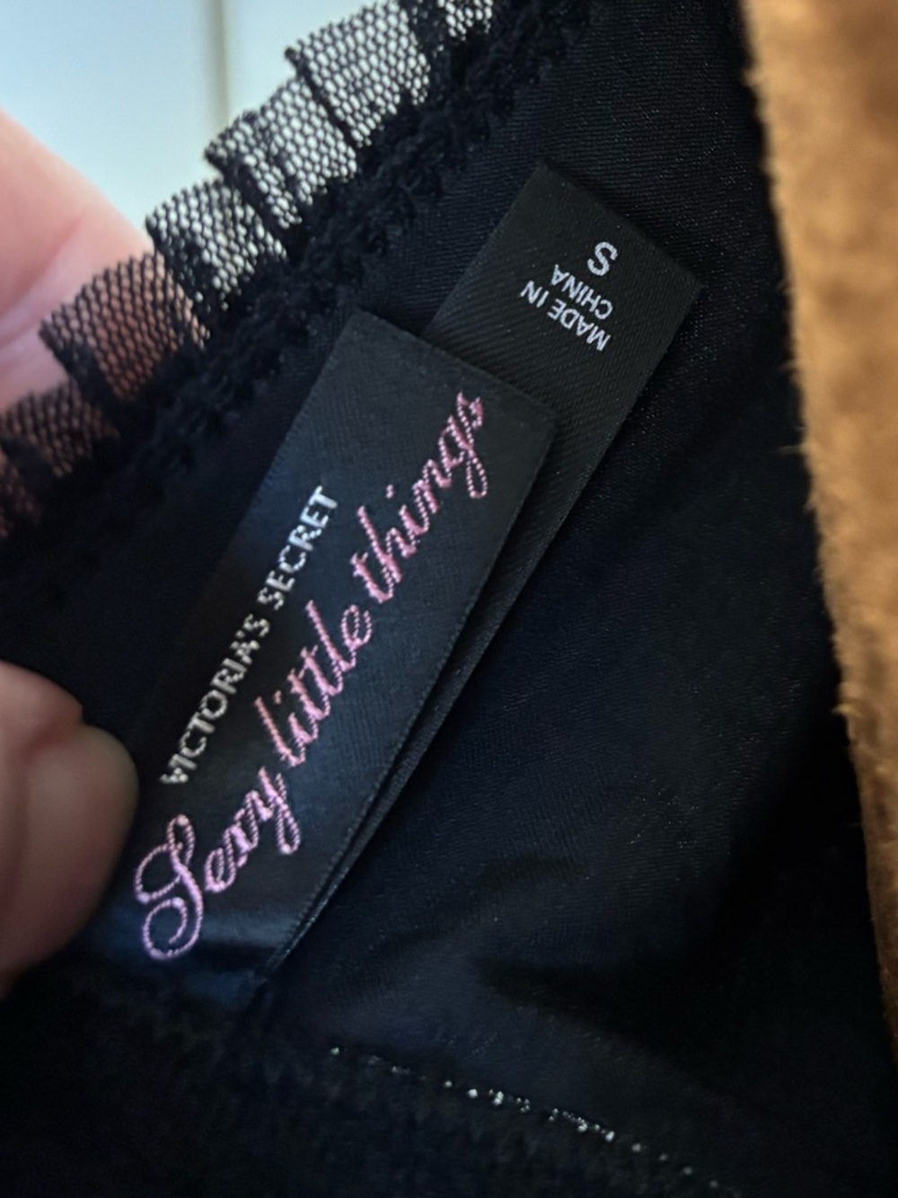 Victorias Secret Sexy Little Things Black Embellished Satin Bustier Top, Small - Picture 9 of 11